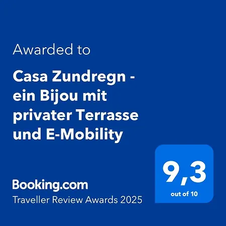 Casa Zundregn - Ein Bijou Mit Privater Terrasse Und E-mobility Apartman Savognin